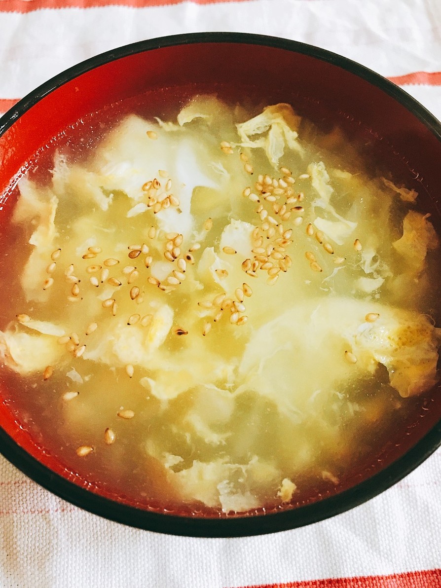 子供がゴクゴク飲むスープ（たまご）♡の画像