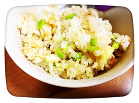 *1歳前〜簡単!枝豆しらすチーズのご飯*