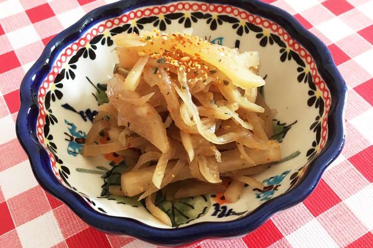 常備菜 大根と玉ねぎの白きんぴら レシピ 作り方 By Sykラボ クックパッド 簡単おいしいみんなのレシピが352万品