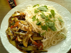 季節はずれのあんかけひやむぎ