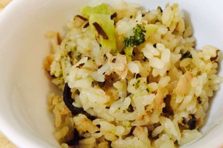 味付不要 ツナとブロッコリー炊き込みご飯 レシピ 作り方 By ベル クックパッド