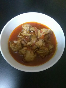 若鶏チューリップのトマト煮込み