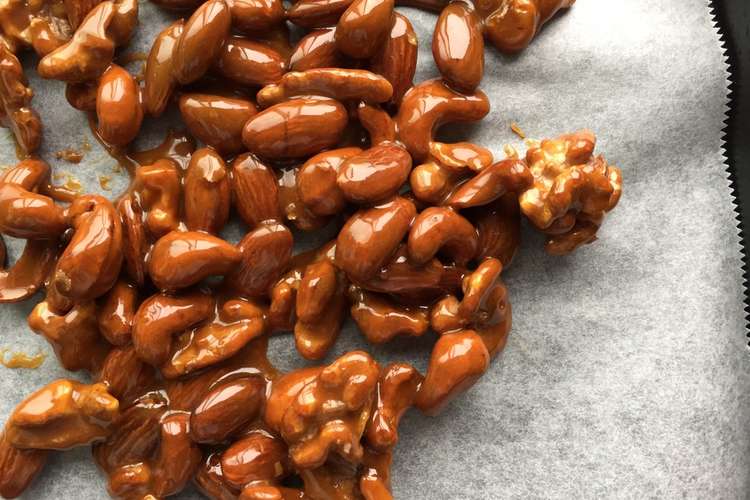 サクサクお菓子 キャラメルナッツ レシピ 作り方 By Kihirot クックパッド