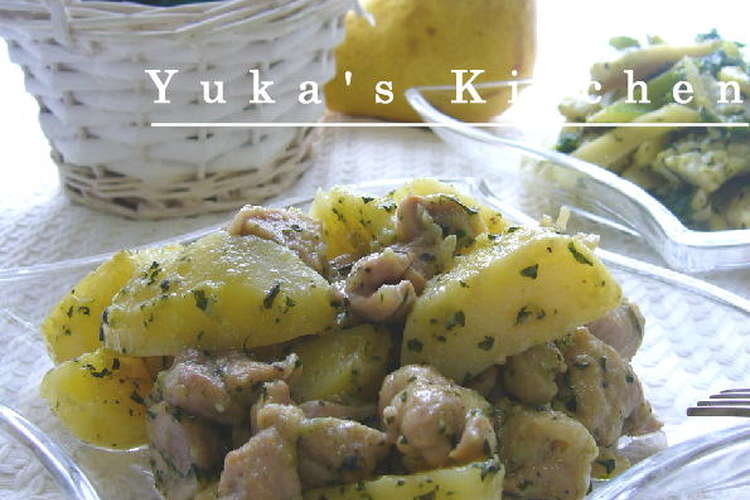 鶏肉とじゃがいものバジルペースト和え レシピ 作り方 By Yukaナッツ クックパッド 簡単おいしいみんなのレシピが360万品