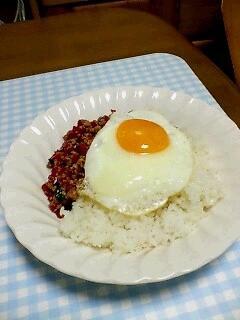鶏肉のガパオ炒めご飯