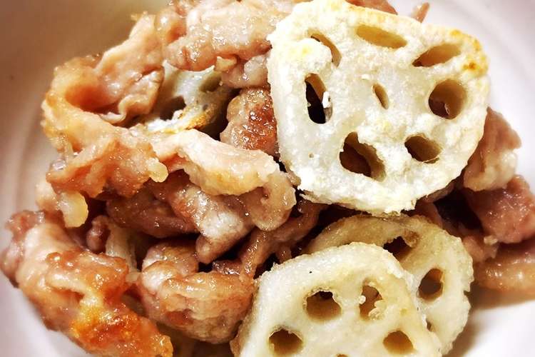 簡単 れんこんの肉詰めない焼き レシピ 作り方 By りっか クックパッド