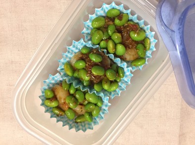 【常備菜】簡単★エビと枝豆ペペロンチーノの写真
