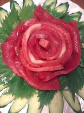◇薔薇のお刺身◇