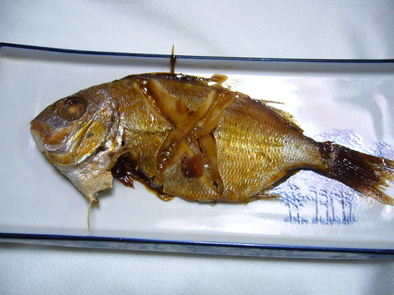 鯛の煮魚の写真
