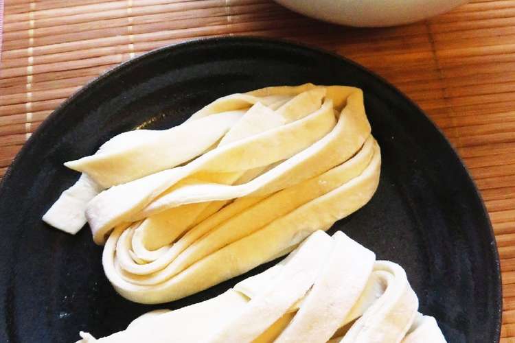 ｈｂで簡単手作り 自家製ほうとうの麺 レシピ 作り方 By Hirokoh クックパッド