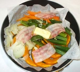 ダイエットに!野菜の蒸し焼き♪簡単