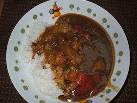 カラフルピーマンカレー