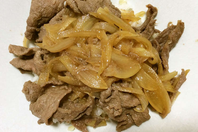 お酒とみりんを煮切って作る牛丼 レシピ 作り方 By M Mind クックパッド 簡単おいしいみんなのレシピが356万品
