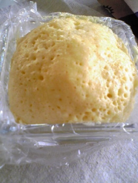 レンジで蒸しパン