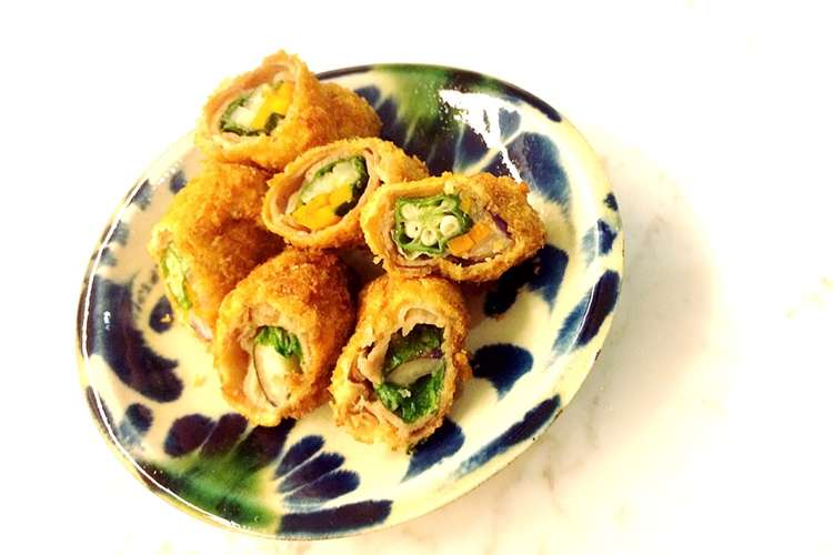なんでも野菜肉巻きフライ レシピ 作り方 By Iamk クックパッド 簡単おいしいみんなのレシピが352万品