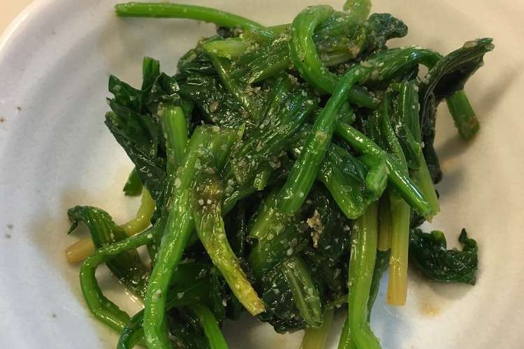 レンジでチン ほうれん草ごま和え レシピ 作り方 By りえぼす クックパッド 簡単おいしいみんなのレシピが352万品