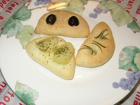 簡単フォカッチャ