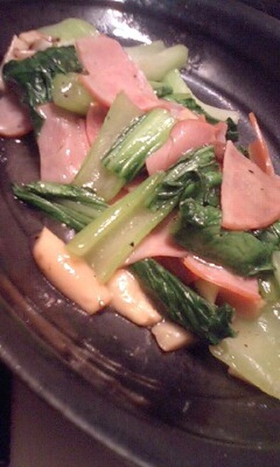 青梗菜の中華炒めの写真