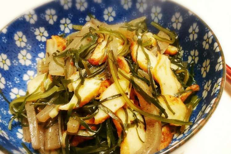 さつま揚げと蒟蒻と切り昆布のサッと煮 レシピ 作り方 By タワまん クックパッド 簡単おいしいみんなのレシピが352万品