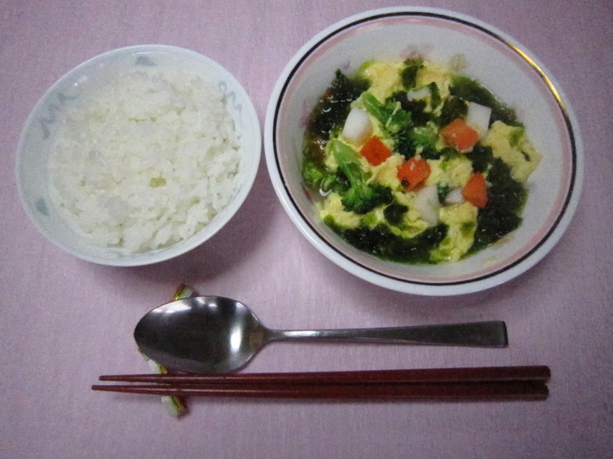 朝ごはんに！！冬野菜の簡単スープの画像