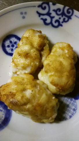 鱈の白子のバター焼き