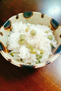 薄いエンドウの豆ご飯（1合）