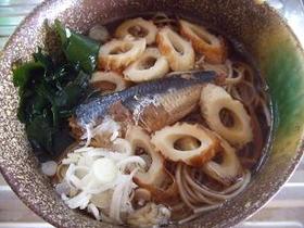 簡単にしんそば(風)