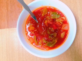 簡単!濃厚!野菜たっぷりトマトスープ