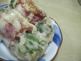 豆腐のベーコン巻き揚げ♪