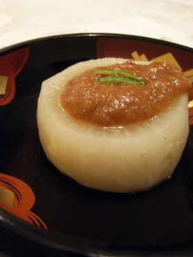 圧力鍋◆ゴマ味噌でいただくふろふき大根