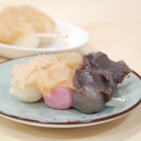 3色アサイー団子(フルーツ餡)