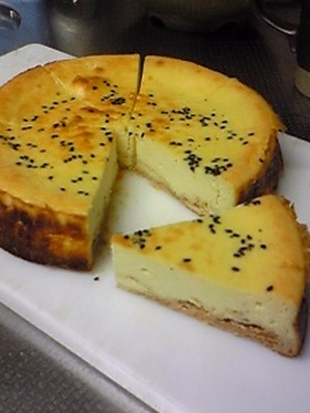 秋のチーズケーキ(さつまいも)