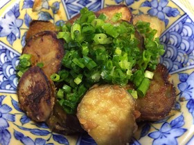 ナス味噌バター焼き