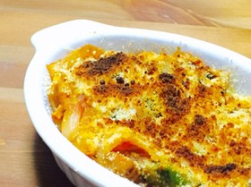 簡単グラタン!余ったパスタソースで