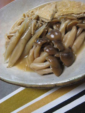 ◎ごぼう・きのこ・薄あげの旨煮❤