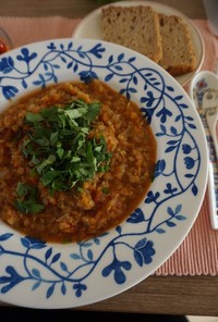 赤レンズ豆と野菜のスープ