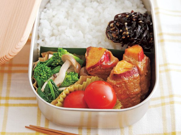 さつまいも豚巻き弁当