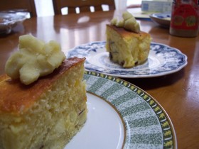 さつまいもドライフルーツ低脂肪ケーキ☆