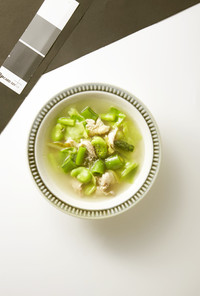 春野菜と鶏手羽元のさっぱりスープ