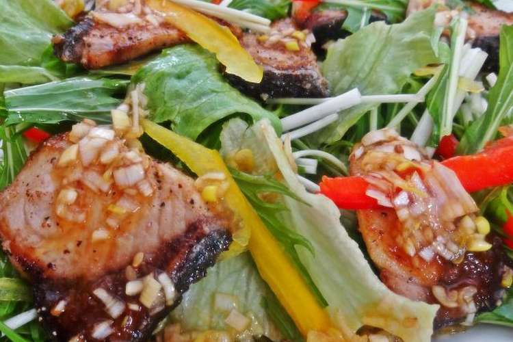 ぶりの油淋鶏風サラダ仕立て レシピ 作り方 By クック8f56ng クックパッド 簡単おいしいみんなのレシピが374万品