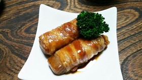 こんにゃくの肉巻き
