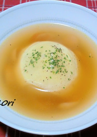 丸ごと新玉ねぎのオニオングラタン風スープ