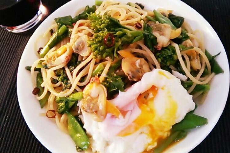 青柳貝と春野菜のペペロンチーノ レシピ 作り方 By 高橋らくじ クックパッド 簡単おいしいみんなのレシピが373万品