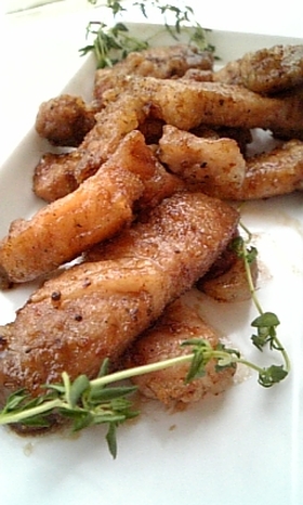 豚肉の竜田揚げ~バルサミコで旨み倍増♪~
