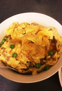 満腹のっけ丼☆天津飯もどき