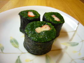 ほうれん草の海苔巻き~