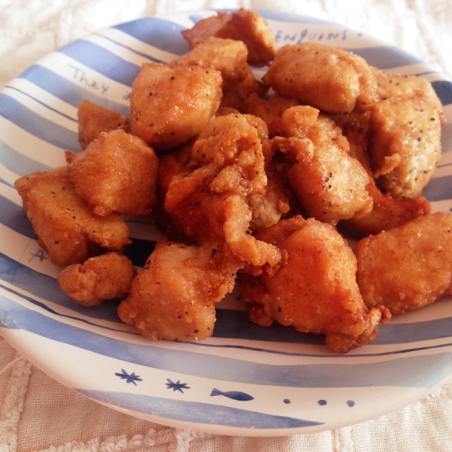 胸肉で☆調味料は２つ☆とまらない唐揚げ by みちのおうち 【クックパッド】 簡単おいしいみんなのレシピが385万品 胸肉で☆調味料は２つ... 