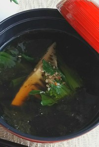 海苔のスープ