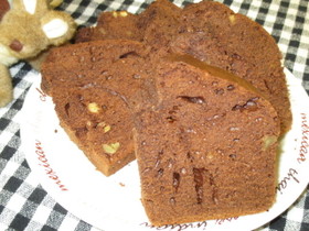 チョコレートパウンドケーキ