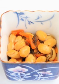 大豆と昆布のうま煮【学校給食】